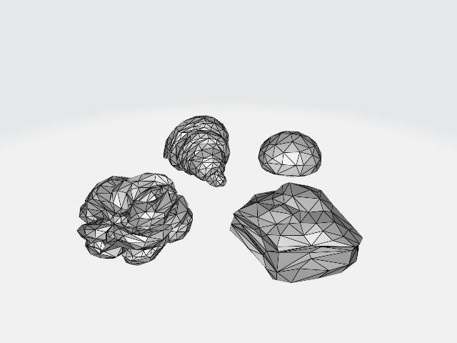 Bread set 3D Model alternate view