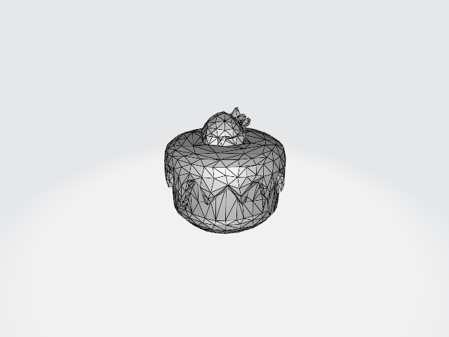 Chococake 3D Model alternate view