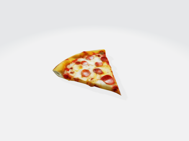Pizza 3D Model glb pizza