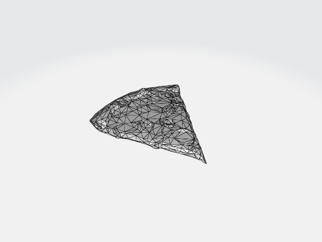 Pizza 3D Model alternate view