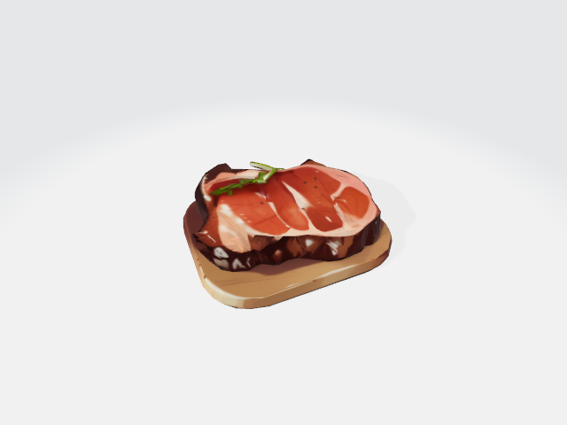 Steak 3D Model glb Steak