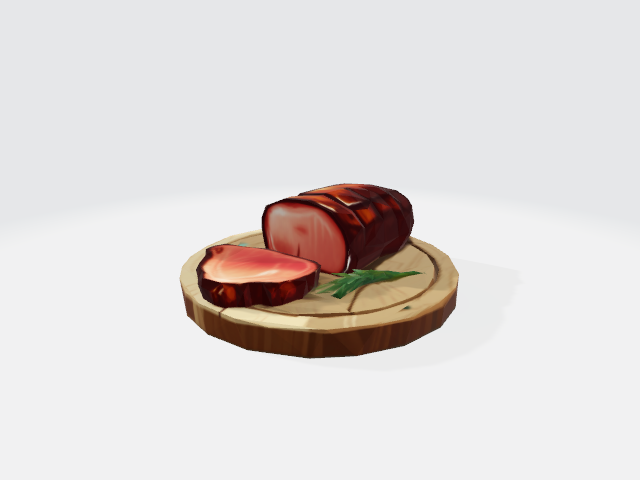 Steak 3D Model glb Steak